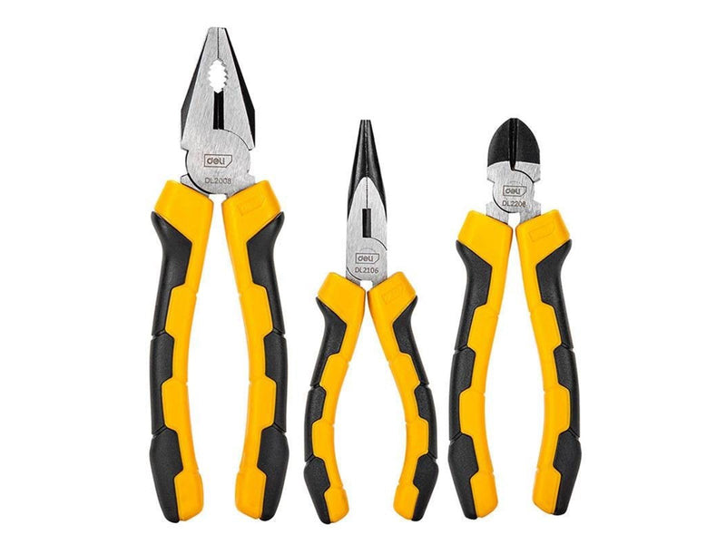 Deli Tools Universal pliers set Tools EDL2008-3 3 pcs