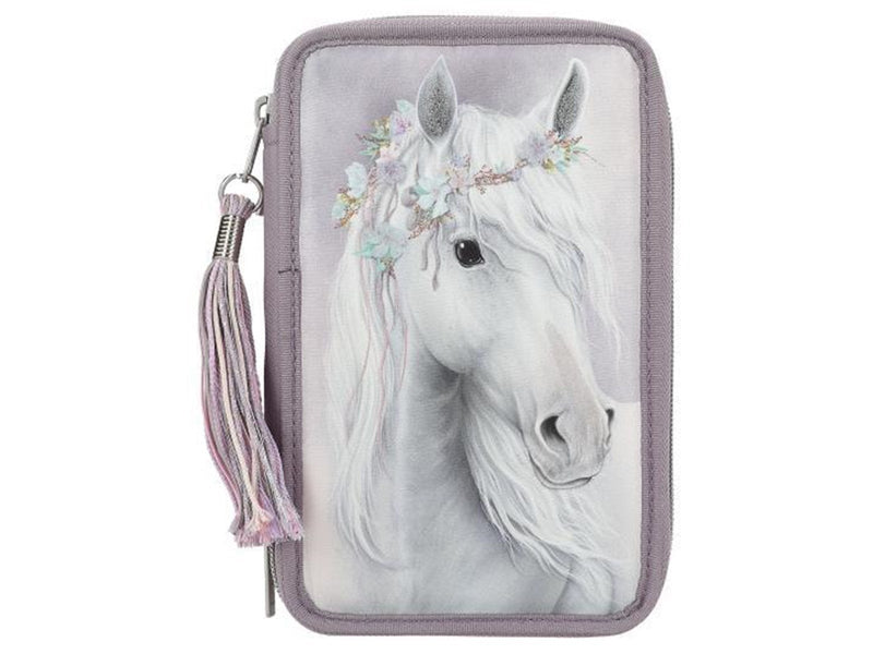 Depesche Miss Melody Triple Pencil Case FANTASY HORSES