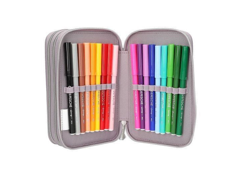 Depesche Miss Melody Triple Pencil Case FANTASY HORSES