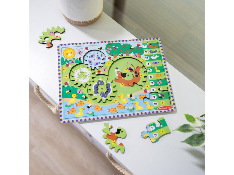 Melissa & Doug Animal Chase I-Spy Jigsaw Puzzle
