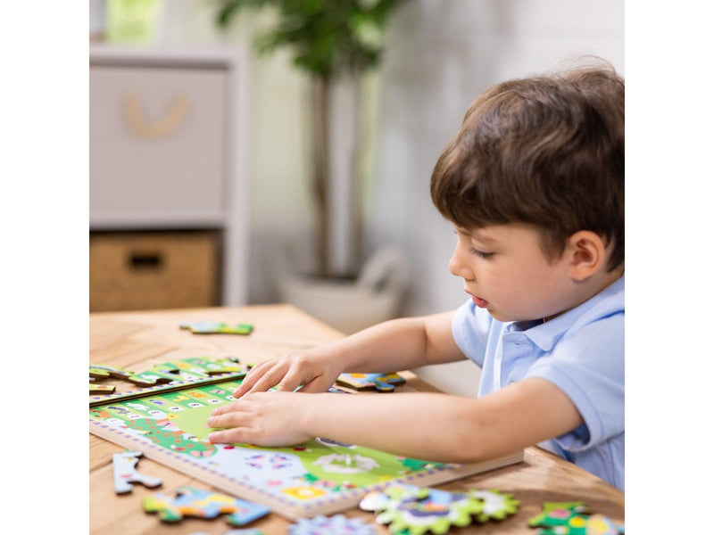 Melissa & Doug Animal Chase I-Spy Jigsaw Puzzle