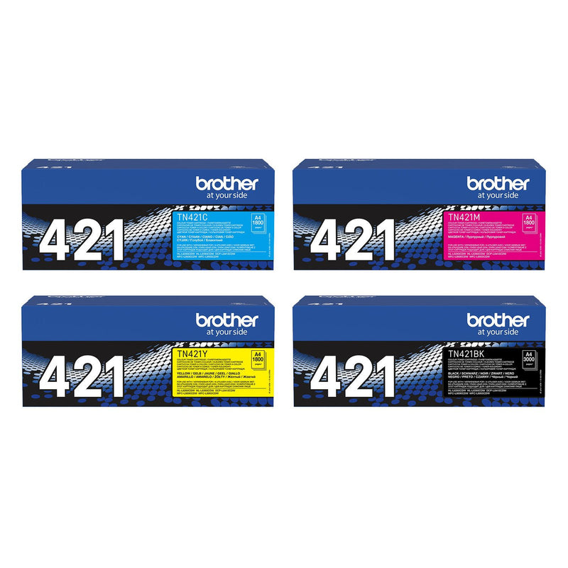 Brother Original TN421 Toner 4er Multipack