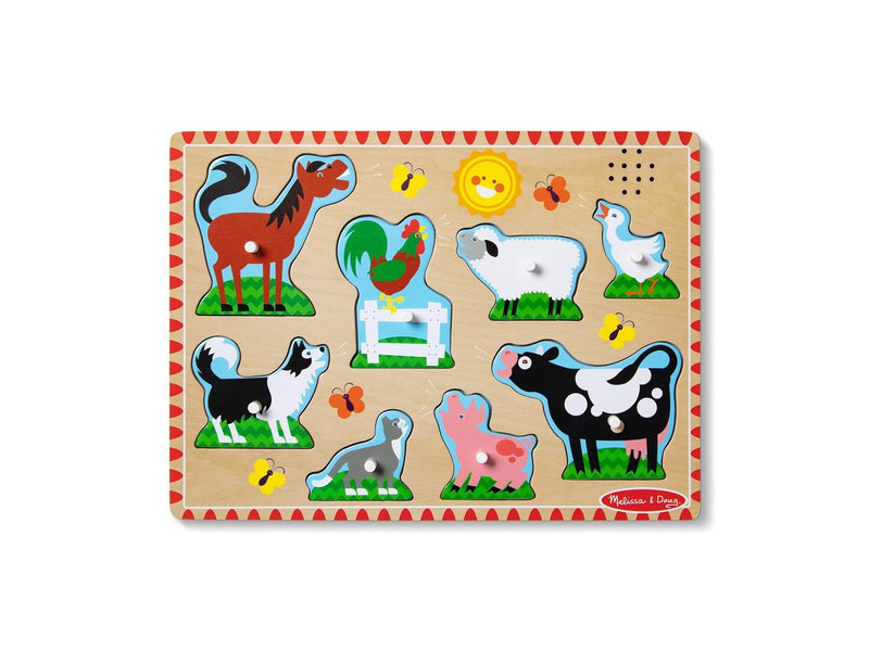 Melissa & Doug Farm Animals Sound Puzzle