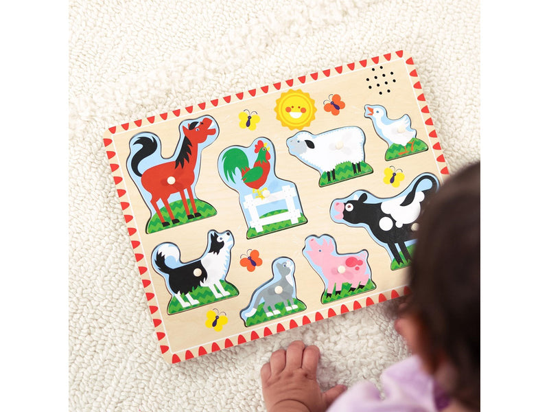Melissa & Doug Farm Animals Sound Puzzle