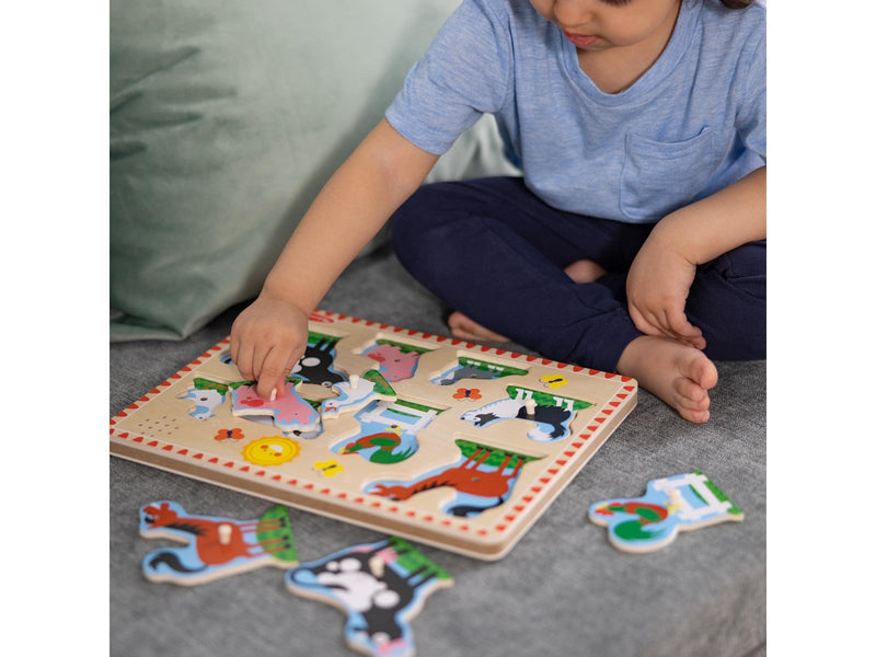 Melissa & Doug Farm Animals Sound Puzzle