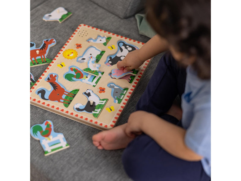 Melissa & Doug Farm Animals Sound Puzzle