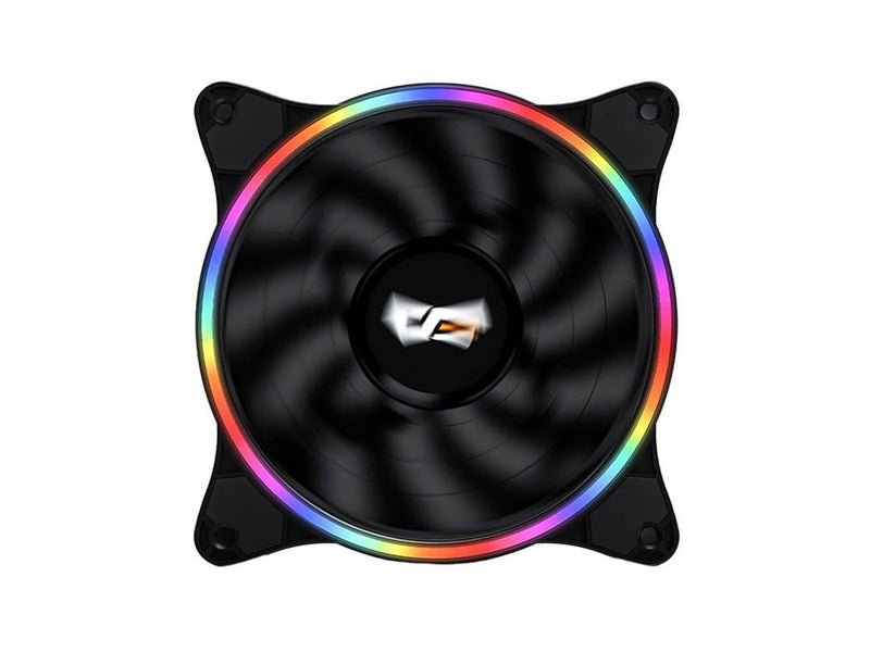 Darkflash Computer Fan RGB D1 (120x120) - Gehäuselüfter - 120mm - Schwarz - 22 dBA