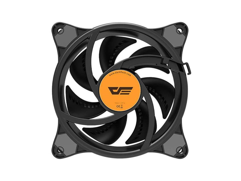 Darkflash Computer Fan RGB D1 (120x120) - Gehäuselüfter - 120mm - Schwarz - 22 dBA