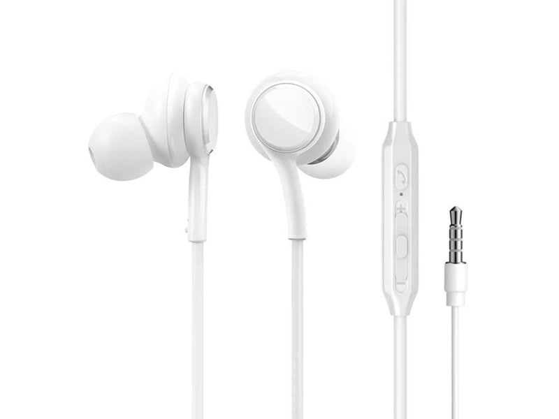 Joyroom Wired Earphones JR-EW02 Half in Ear (White)