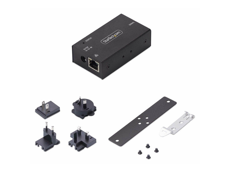 StarTech.com Serial to Ethernet Adapter IP LAN to RS232 DB9 Converter - device server - TAA Compliant