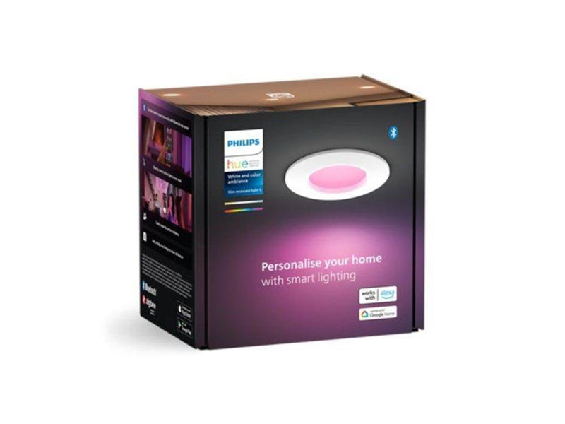 Philips Hue Slim Einbauleuchte, 90 mm