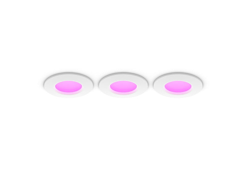 Philips Hue Slim Einbauleuchte, 90 mm - 3er-Pack