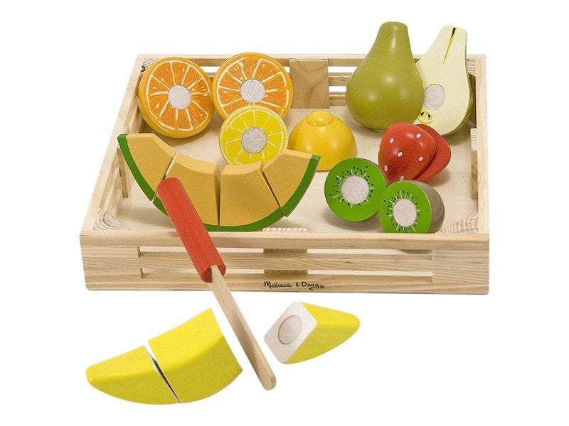 Melissa & Doug Wooden Cutting Fruit Play Food