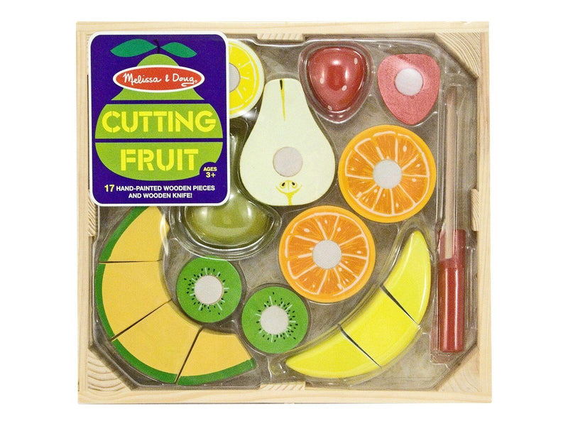 Melissa & Doug Wooden Cutting Fruit Play Food
