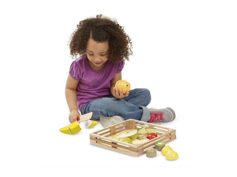 Melissa & Doug Wooden Cutting Fruit Play Food