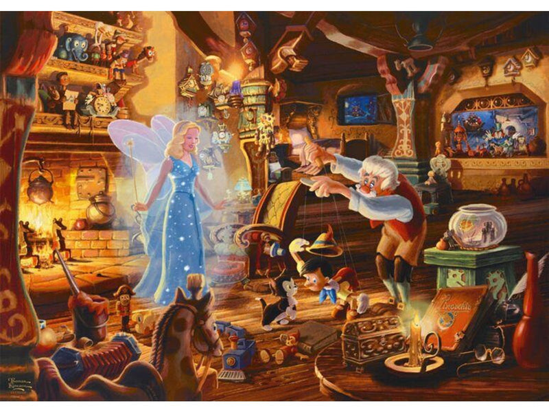 Schmidt Thomas Kinkade Disney Pinocchio Floor Puzzle Boden