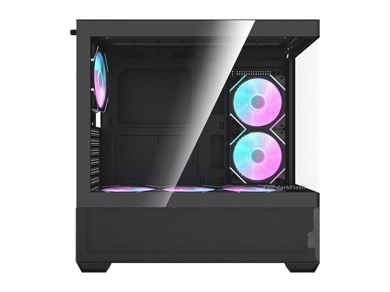 Darkflash DS900 AIR computer case (black) + 6 ARGB - Gehäuse - Miditower - Schwarz