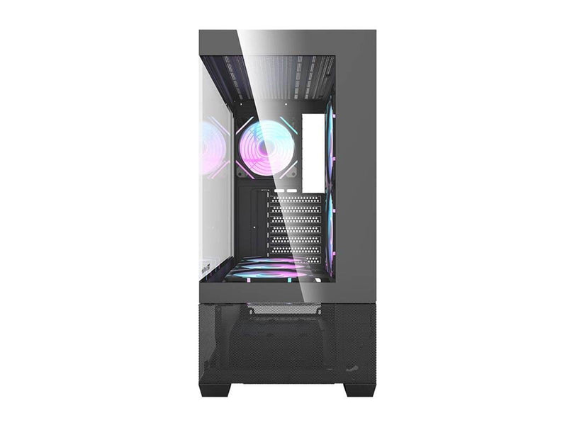 Darkflash DS900 AIR computer case (black) + 6 ARGB - Gehäuse - Miditower - Schwarz