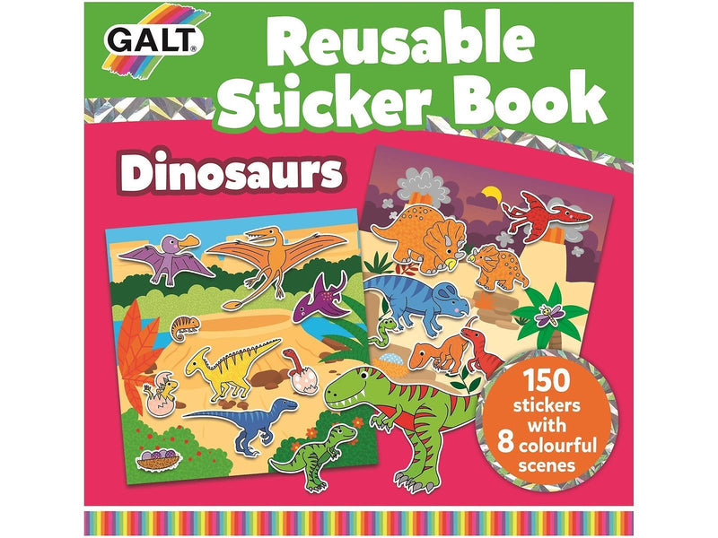 Galt Reusable Sticker Book - Dinosaurs