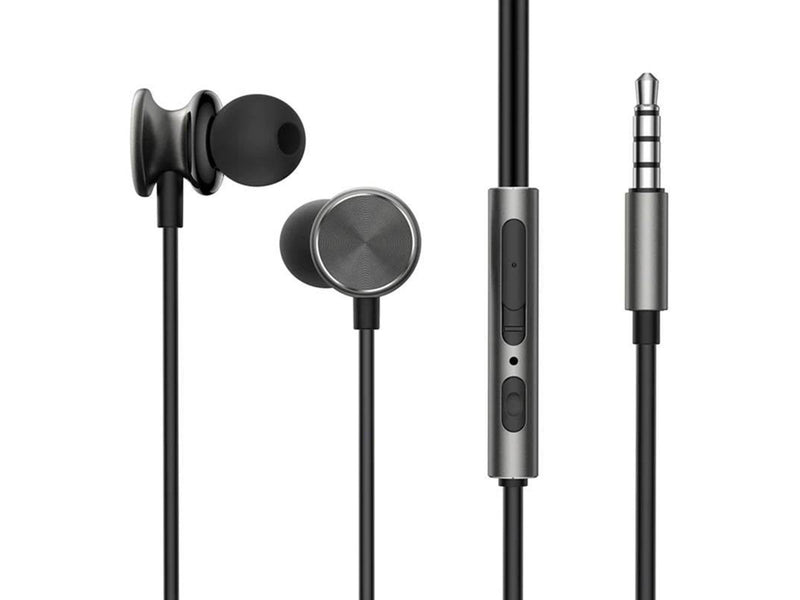 Joyroom Wired Earphones JR-EW03 Half in Ear (Dark Grey)