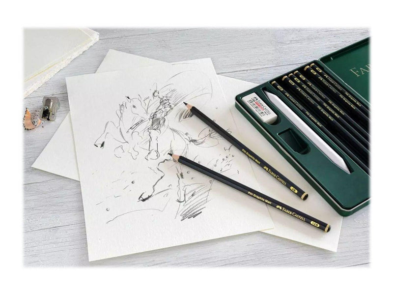 Faber Castell Pitt Graphite Matt Set - Tin 11 pcs