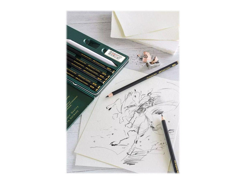 Faber Castell Pitt Graphite Matt Set - Tin 11 pcs