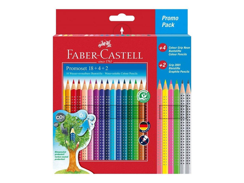 Faber Castell Colour Grip Promo Pack (24 pcs)
