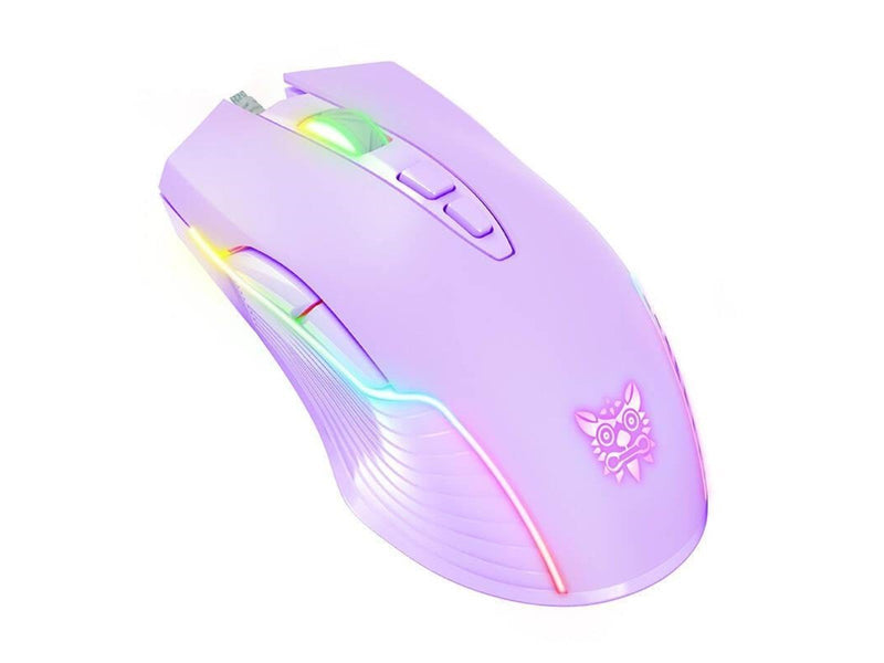 ONIKUMA CW905 Wired - Gaming Maus (Lila mit RGB)