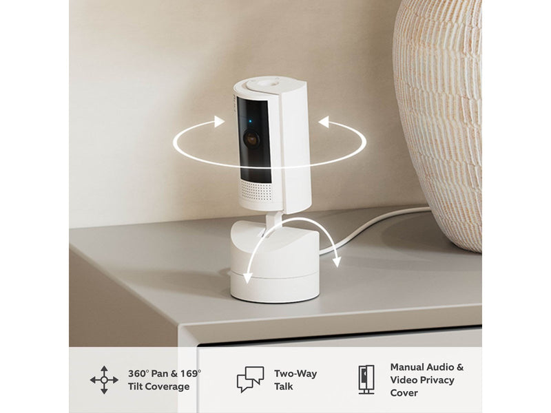 Ring Pan-Tilt Indoor Cam - White