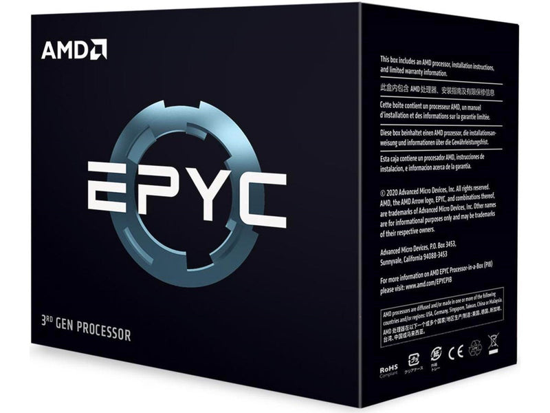 AMD EPYC 7313 CPU - 16 Kerne - 3 GHz - AMD SP3 - AMD Boxed (ohne Kühler)