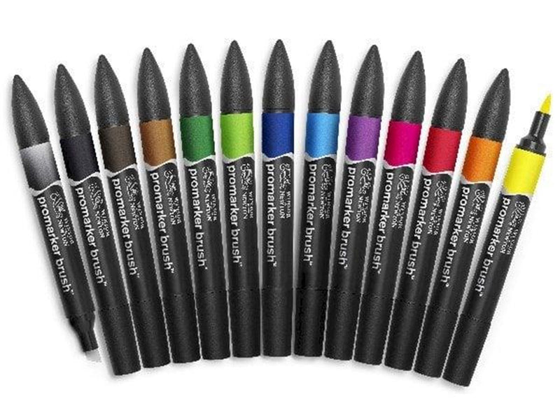 Winsor & Newton Promarker Brush Vibrant (12+1 pcs)