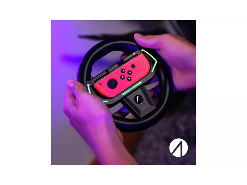 STEALTH Light Up Switch Racing Wheel - Wireless Wheel - Nintendo Switch