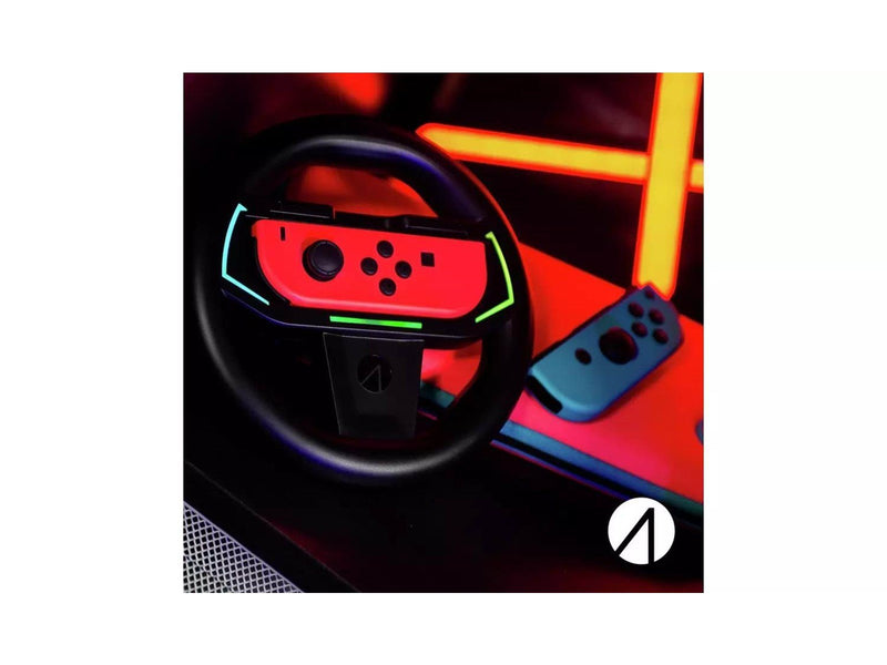 STEALTH Light Up Switch Racing Wheel - Wireless Wheel - Nintendo Switch