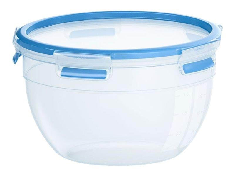 EMSA CLIP & CLOSE - food storage container - blue transparent - 2 L