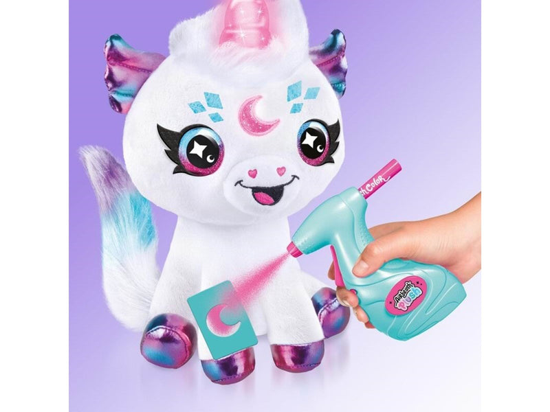 Airbrush Plush Kosmisches Einhorn