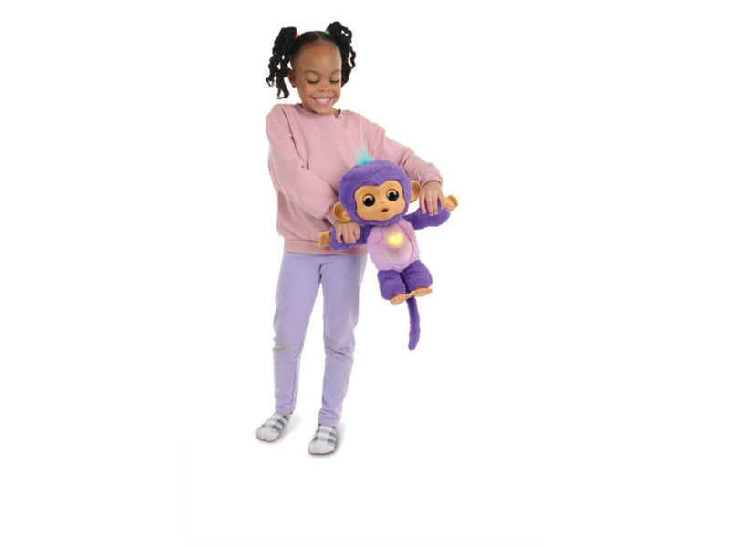 Fingerlings Care n Cuddles Monkey Purple
