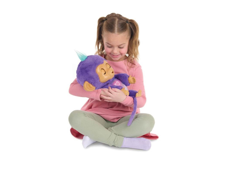 Fingerlings Care n Cuddles Monkey Purple