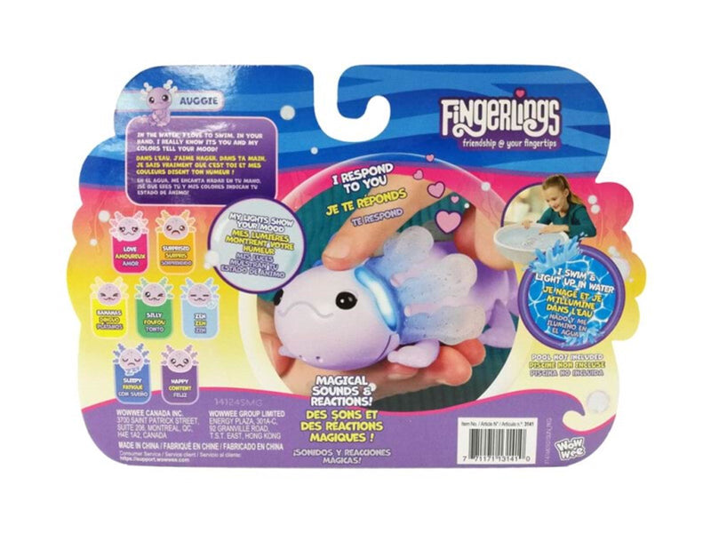 Fingerlings Axolotl Purple