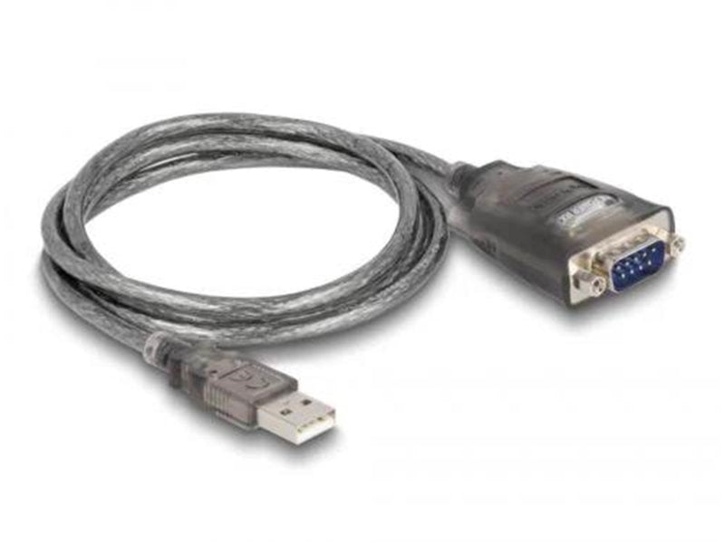 DeLOCK Adapter USB 2.0 Type-A to 1 x Serial RS-232 D-Sub 9 pin male