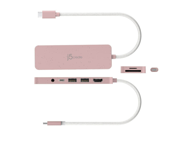 j5create JCD373ER-N - USB-C Multi-Port Hub (with PD)