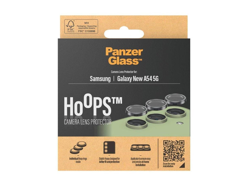 PanzerGlass Hoops™ Camera Lens Protector Samsung Galaxy A55 5G | Black