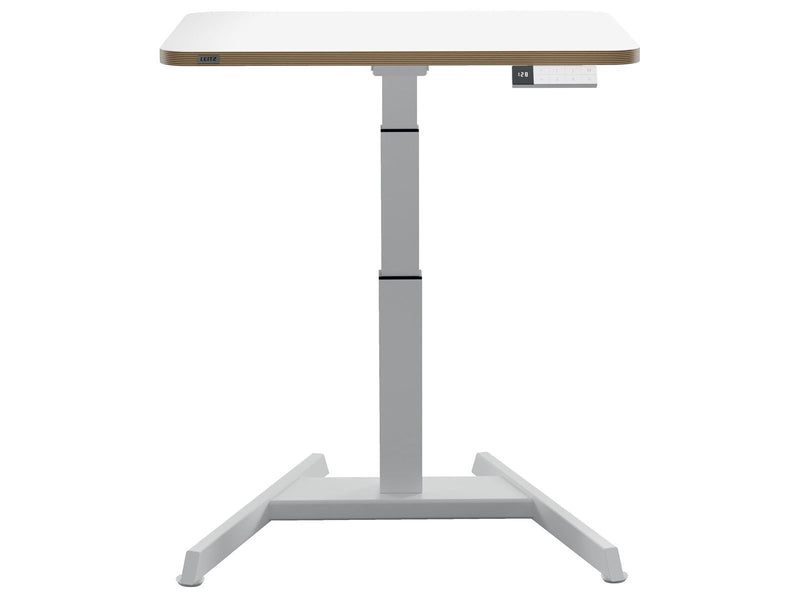 Leitz Ergo Kleiner Elektrischer höhenverstellbarer Sitz-/Steh-Schreibtisch mit Aufsteh-Erinnerung Gamer Tisch