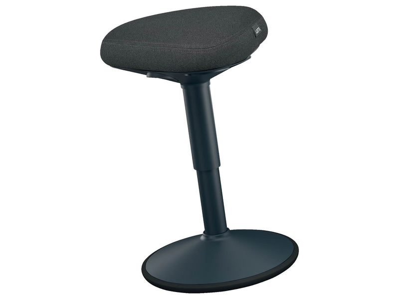 Leitz Ergo Active Sitzhocker mit Komfortsitz, Dunkelgrau Schemel - 100% recyceltes Material - Bis zu 110 kg