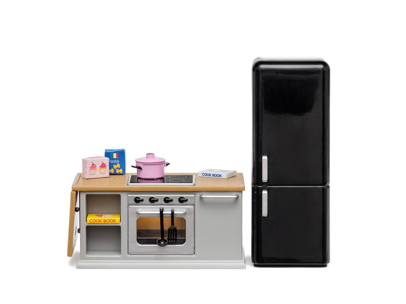 Lundby cooker & fridge set