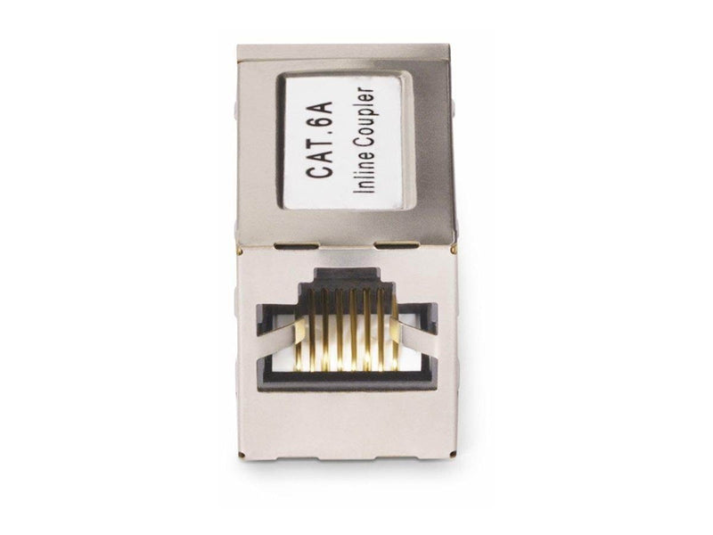 StarTech.com Shielded RJ45 Coupler Inline Cat6a Coupler F/F - network coupler - silver - Silber