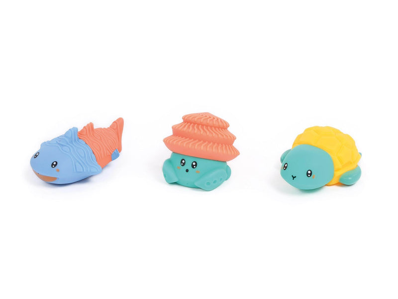 LUDI Bath Toys 3 pcs silicone