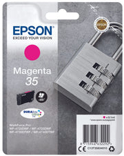 Epson Original 35 Schloss Druckerpatrone magenta 650 Seiten 9,1ml (C13T35834010)