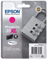 Epson Original 35XL Schloss Druckerpatrone magenta 1.900 Seiten 20,3ml (C13T35934010)