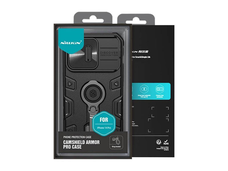 Nillkin CamShield Armor Pro Case for iPhone 14 Pro (black)