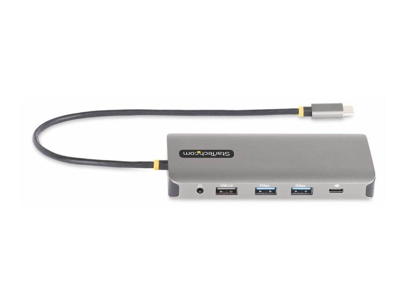 StarTech.com USB-C Triple-Monitor Multiport Adapter HDMI/DP/Card Reader - docking station - USB-C 3.2 Gen 1 / Thunderbolt 3 / Th